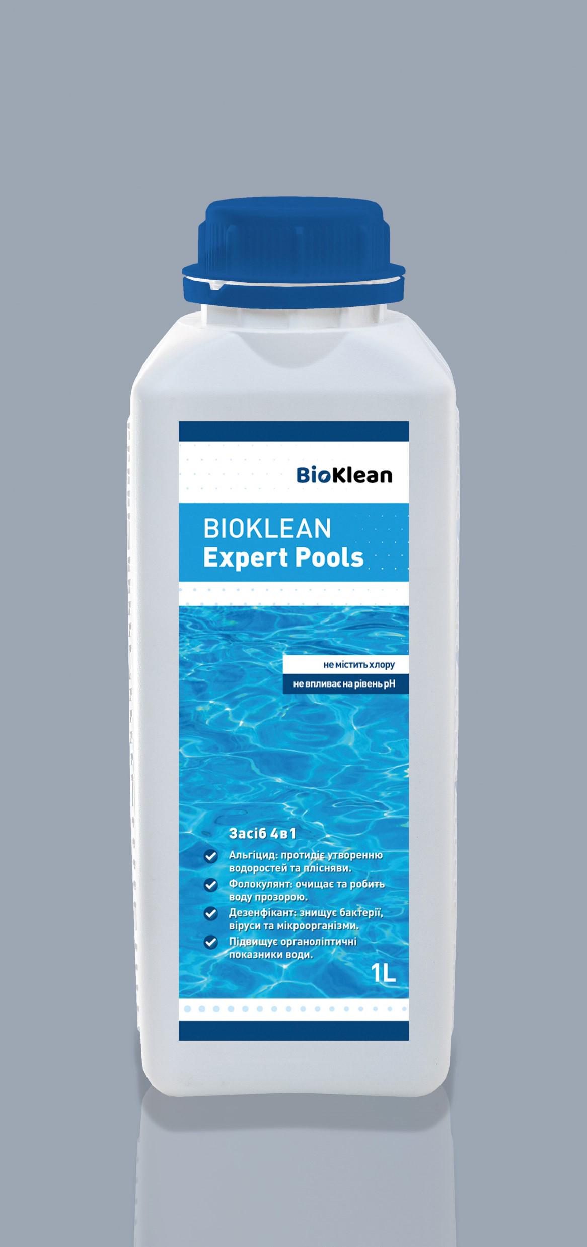 Засіб очищення води в басейні BioKlean Expert Pools 1 л (BKEP-01L) - фото 3