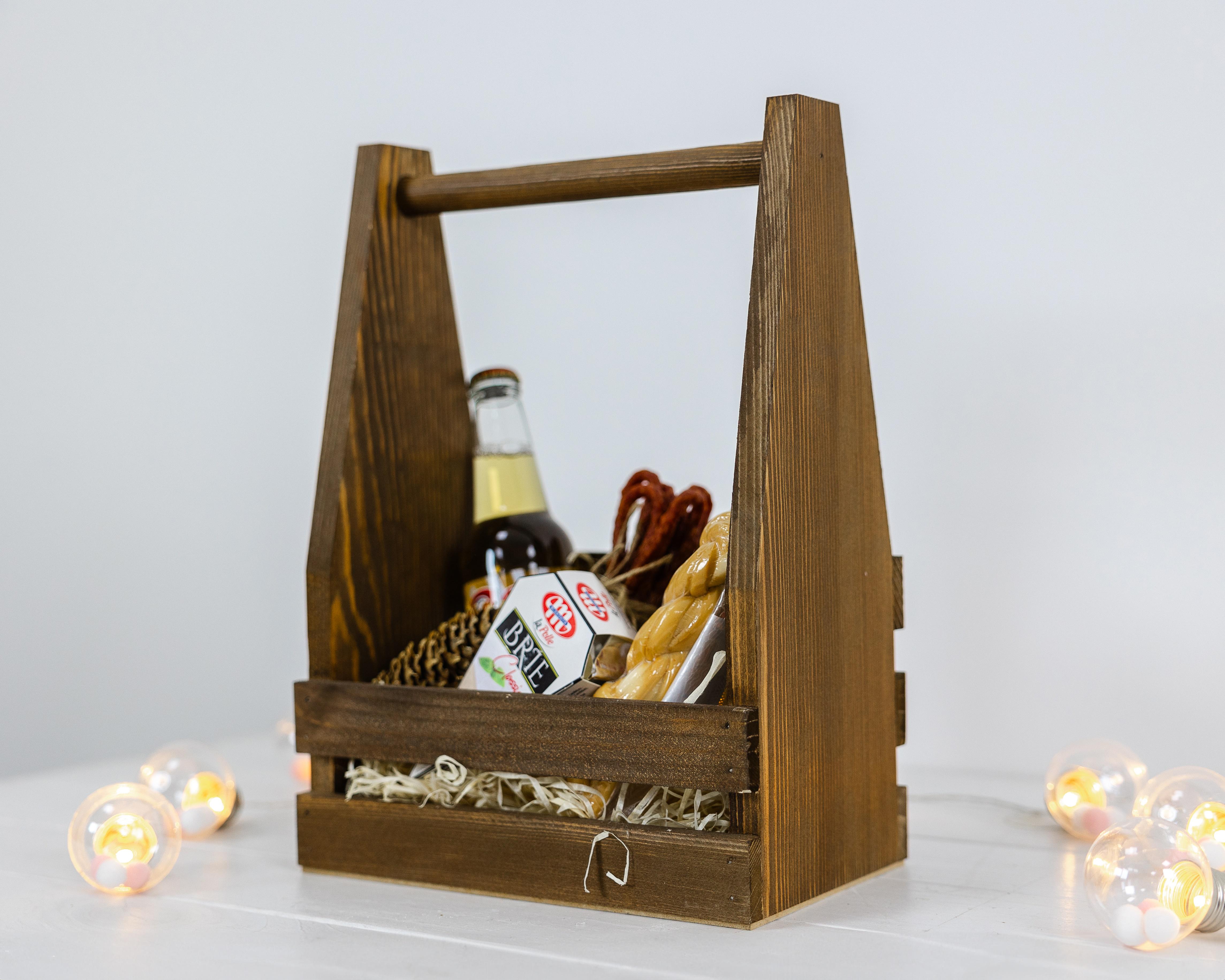 Ящик подарунковий дерев'яний Happy box Коричневий (0002134) - фото 7