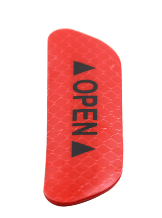 Катафот на липкій стрічці для авто 2 шт. Червоний