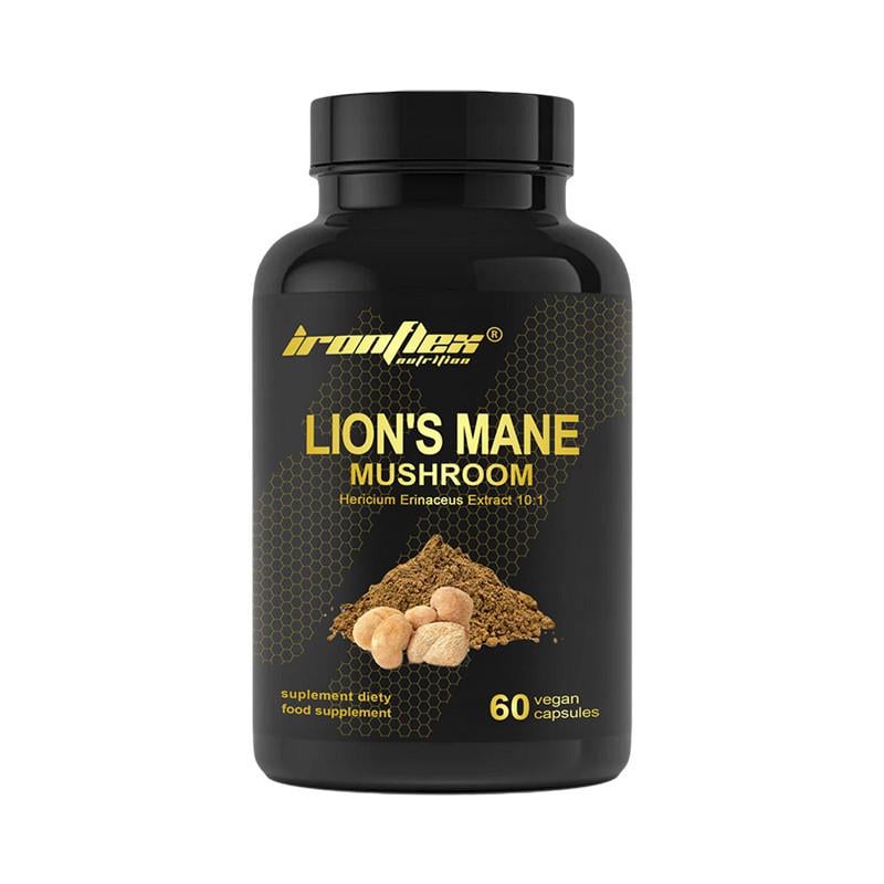 Экстракт гриба львиная грива IronFlex Lion's Mane Mushroom 60 veg капс.
