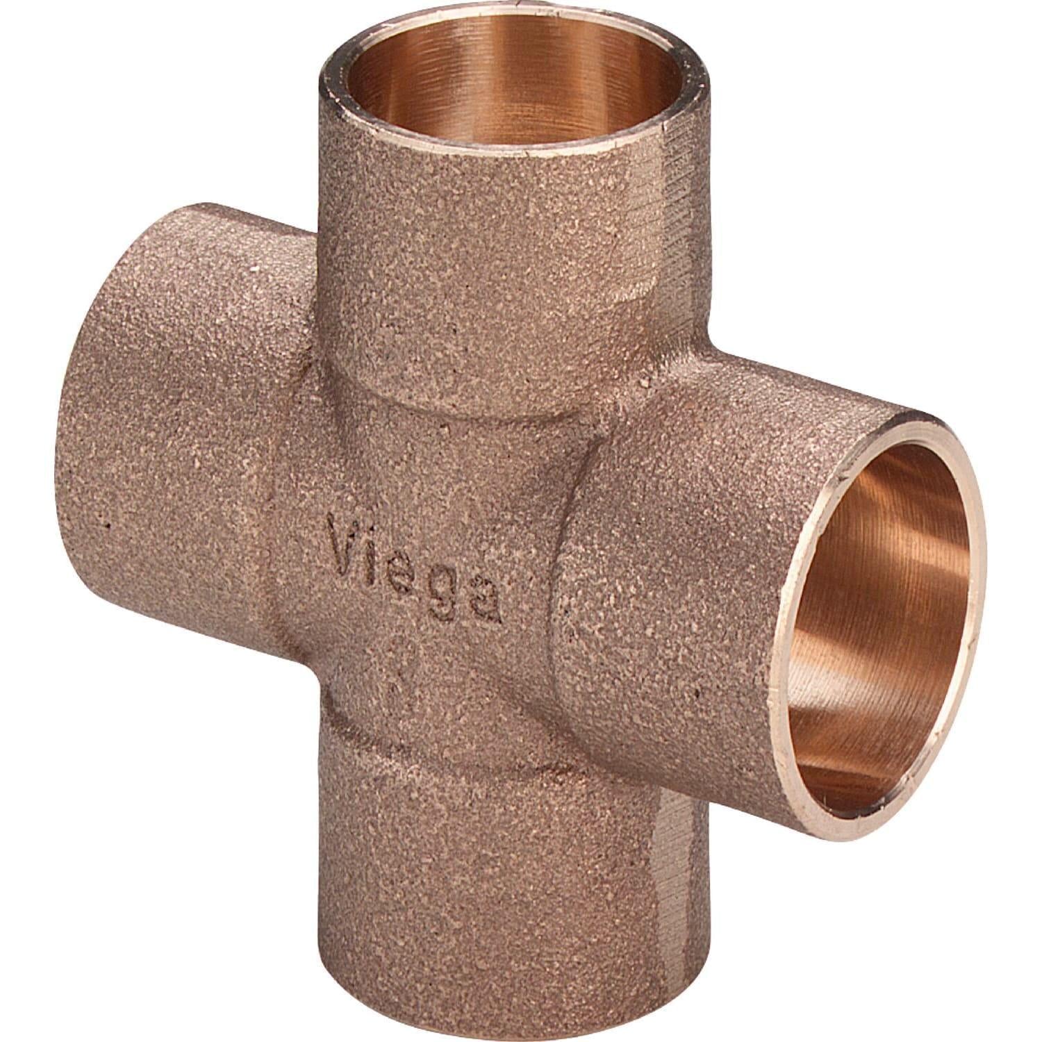 Хрестовина бронзова Viega 94180 Ø22 мм (121884)