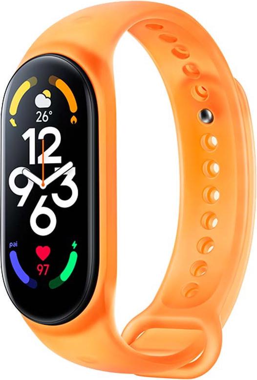 Ремешок Clear для Mi Band 7 Orange (28263-2C)