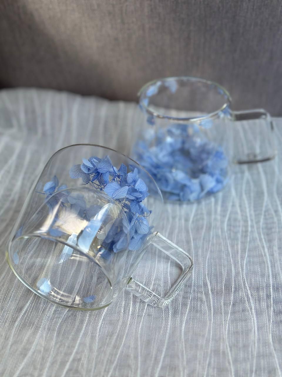 Набір чашок Vittora з подвійним дном 200 мл 2 шт. Квіткова блакить (VT-5311-200) - фото 3 Набір чашок Vittora з подвійним дном 200 мл 2 шт. Квіткова блакить (VT-5311-200) - фото 3