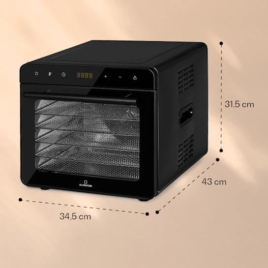 Сушка-дегідратор KLARSTEIN Shaftesbury таймер з нержавіючої сталі 700 Вт 35-85°C (10040727) - фото 2