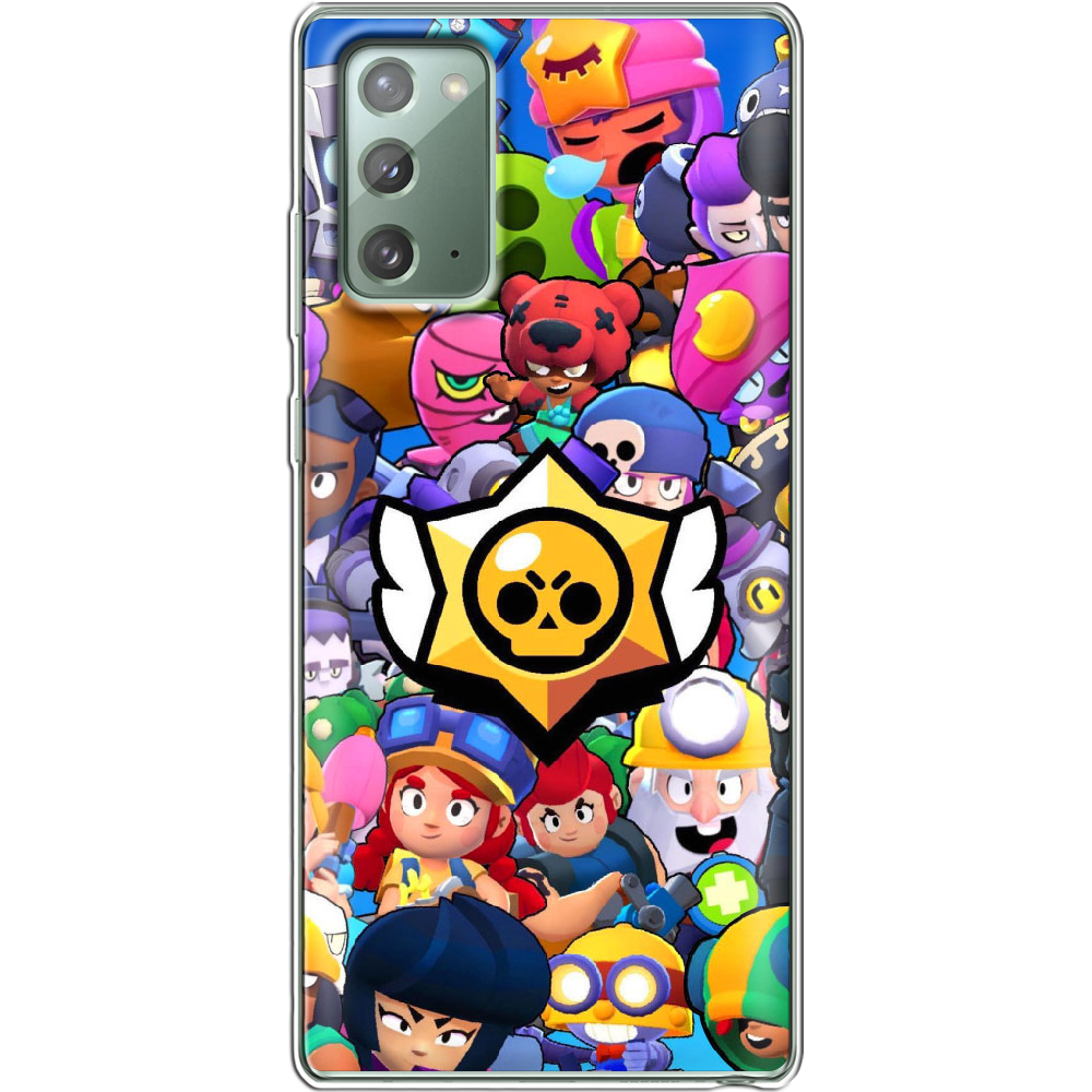 Чохол Boxface Samsung N980 Galaxy Note 20 Brawl Stars Прозорий силікон (40568-up2389-40568)