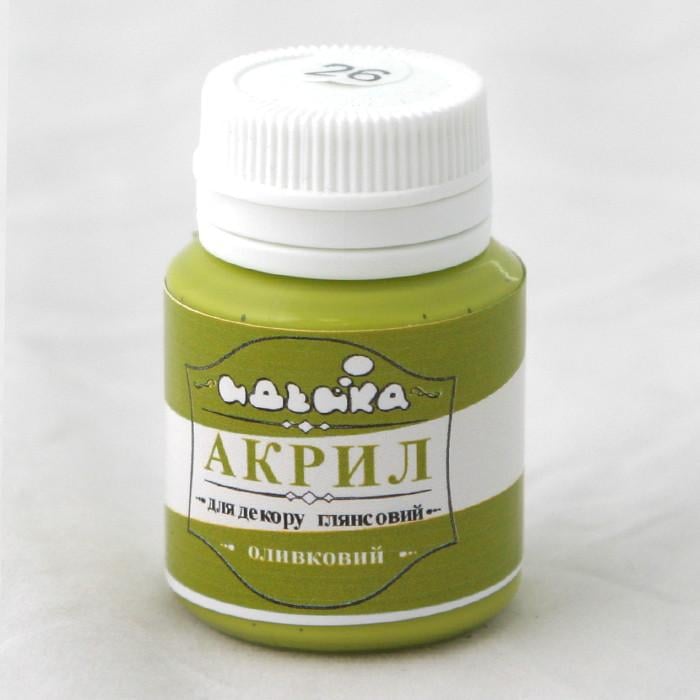 Акрилова фарба Ідейка 20 мл Оливковий (skl-98226)