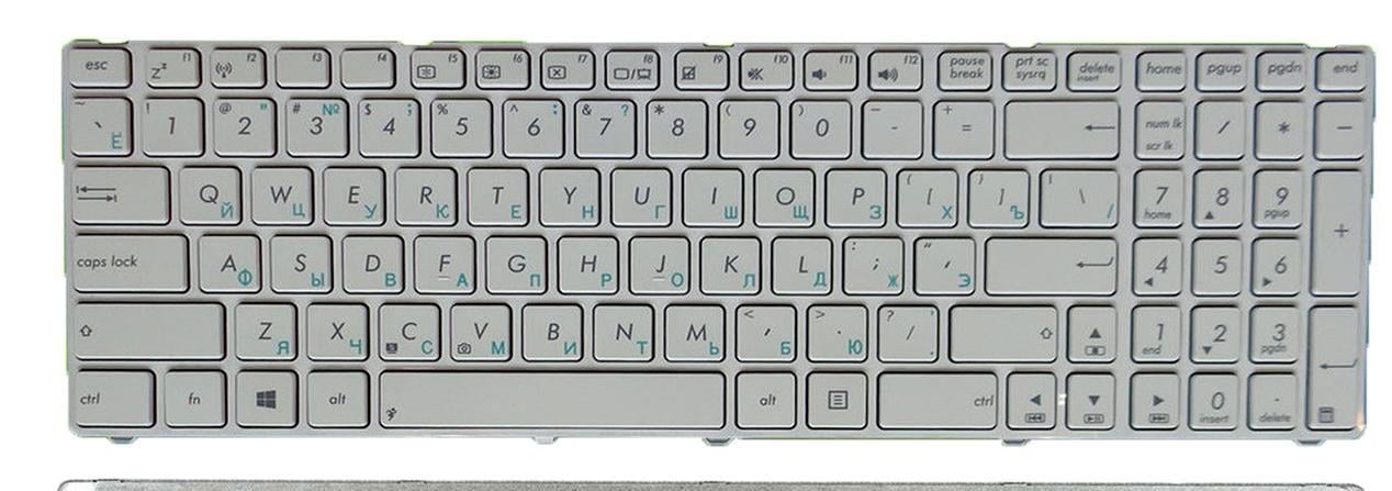 Клавиатура для ноутбука Asus R704 R704VD матовый (04GNV32KRU00)