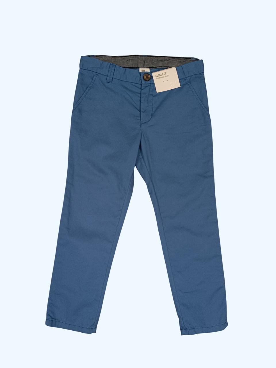 Штани дитячі класичні для хлопчика H&M 98 см Блакитний (01762)