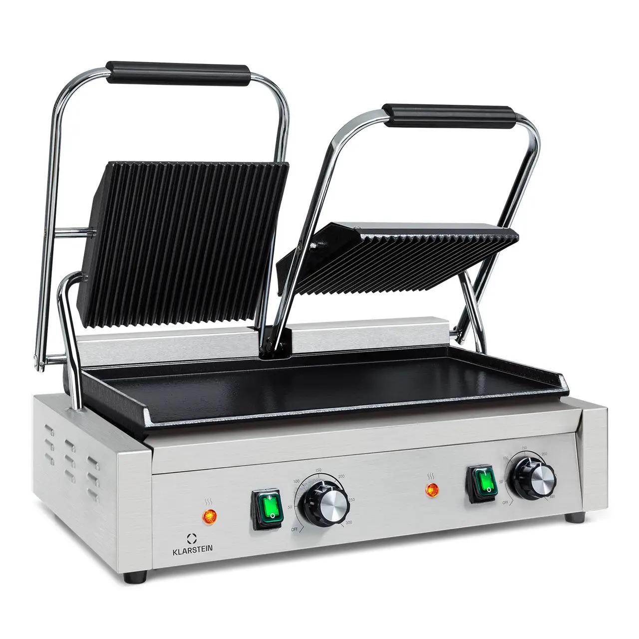 Гриль KLARSTEIN Grillexpress 3600 Paninimaker контактний нержавіюча сталь 2х1800W (10039918)