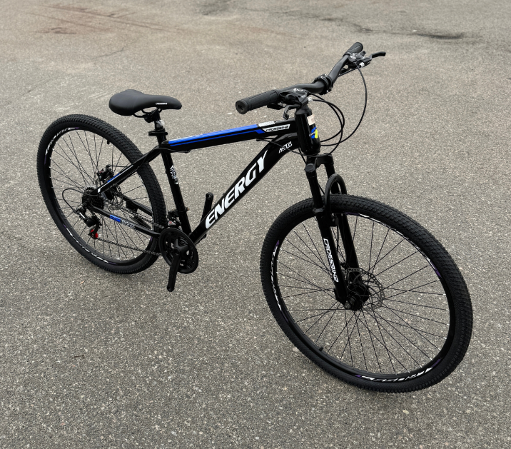 Велосипед CrossBike 27.5" Energy 2025 Рама 15" Black/Blue