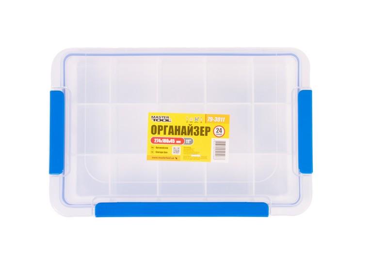 Органайзер MasterTool 15 секций 11'' 274х180х45 мм (79-3011)