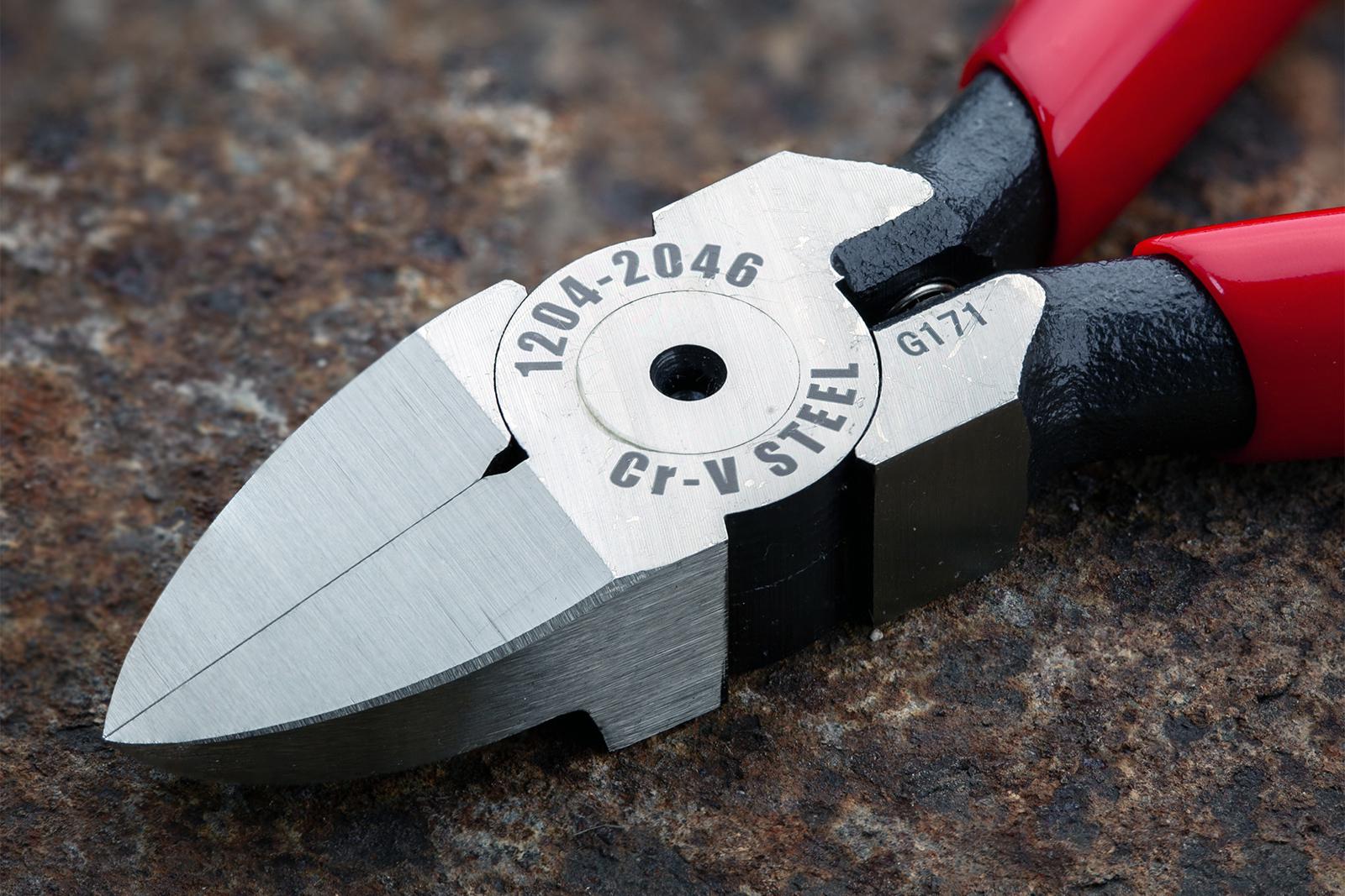 Кусачки-бокорезы Tajima Premium CrV для пластика плоские губки 125 мм (1204-2046) - фото 11