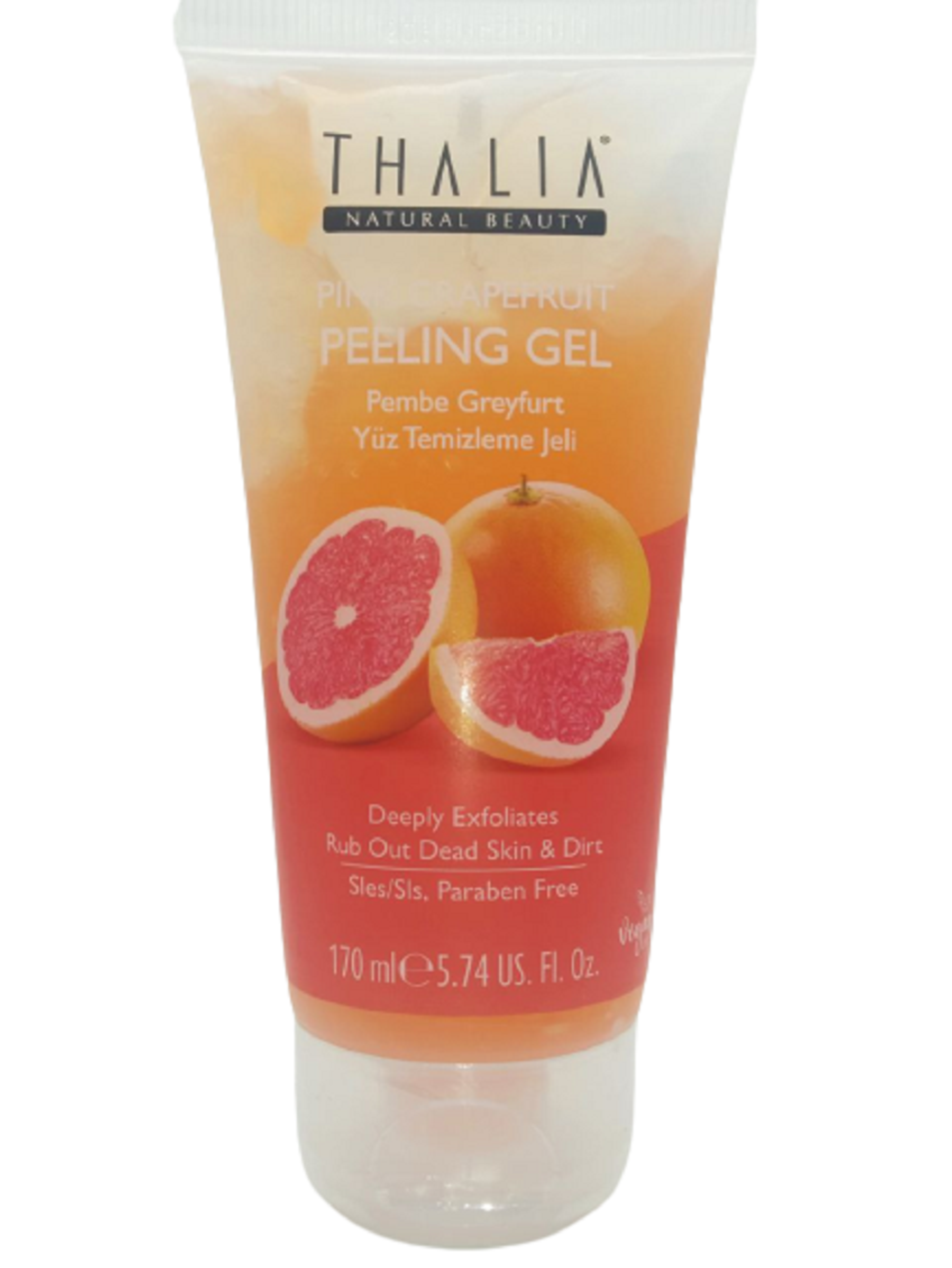Гель-пилинг восстанавливающий для лица THALIA с экстрактом розового грейпфрута 170 мл (1805250578)