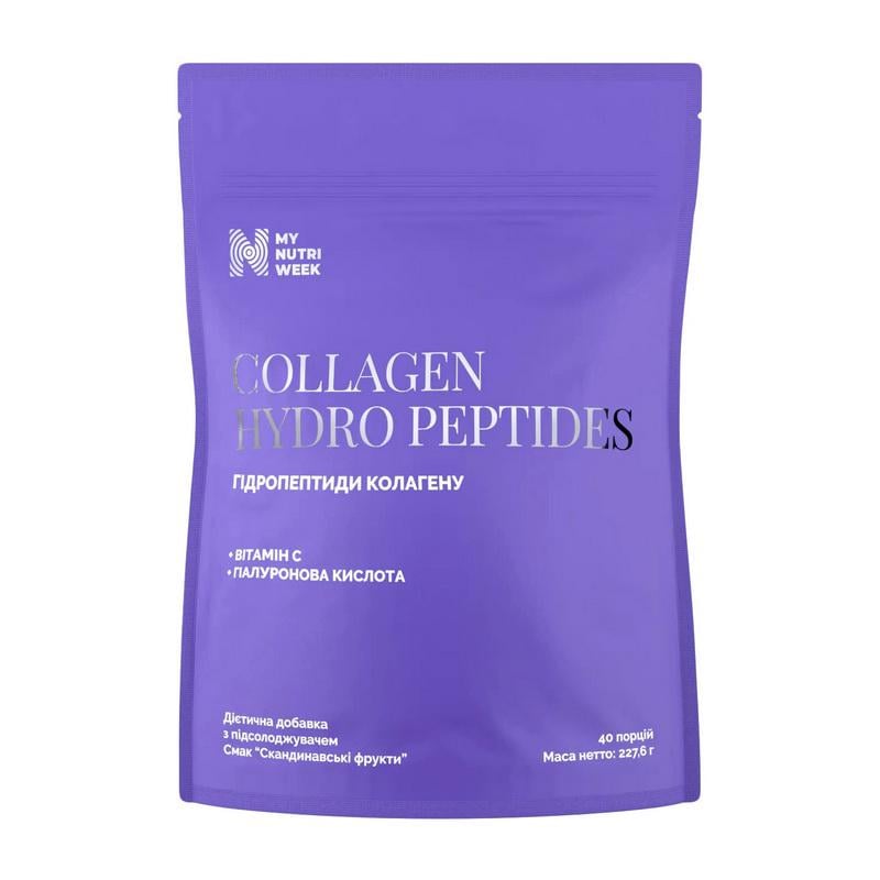 Коллаген гидролизованный пептиды My Nutri Week Collagen Hydro Peptides 227 г Скандинавские фрукты
