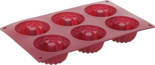 Форма для кексов FSK Magic Ring с втулкой 32х18х2 см Бордовый