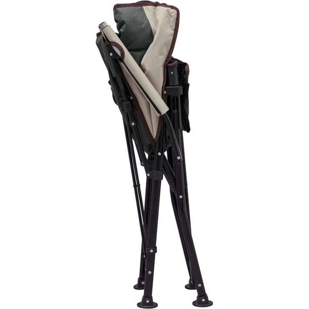 Крісло туристичне складане портативне Time Eco ТЕ-36 SD Сірий/Бежевий (4820211101183) - фото 2