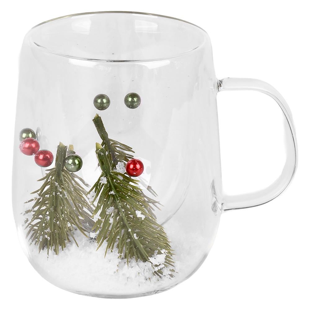 Чашка новогодняя с двойной стенкой R100130-1 Christmas Miracle 350 мл - фото 1 Чашка новогодняя с двойной стенкой R100130-1 Christmas Miracle 350 мл - фото 1