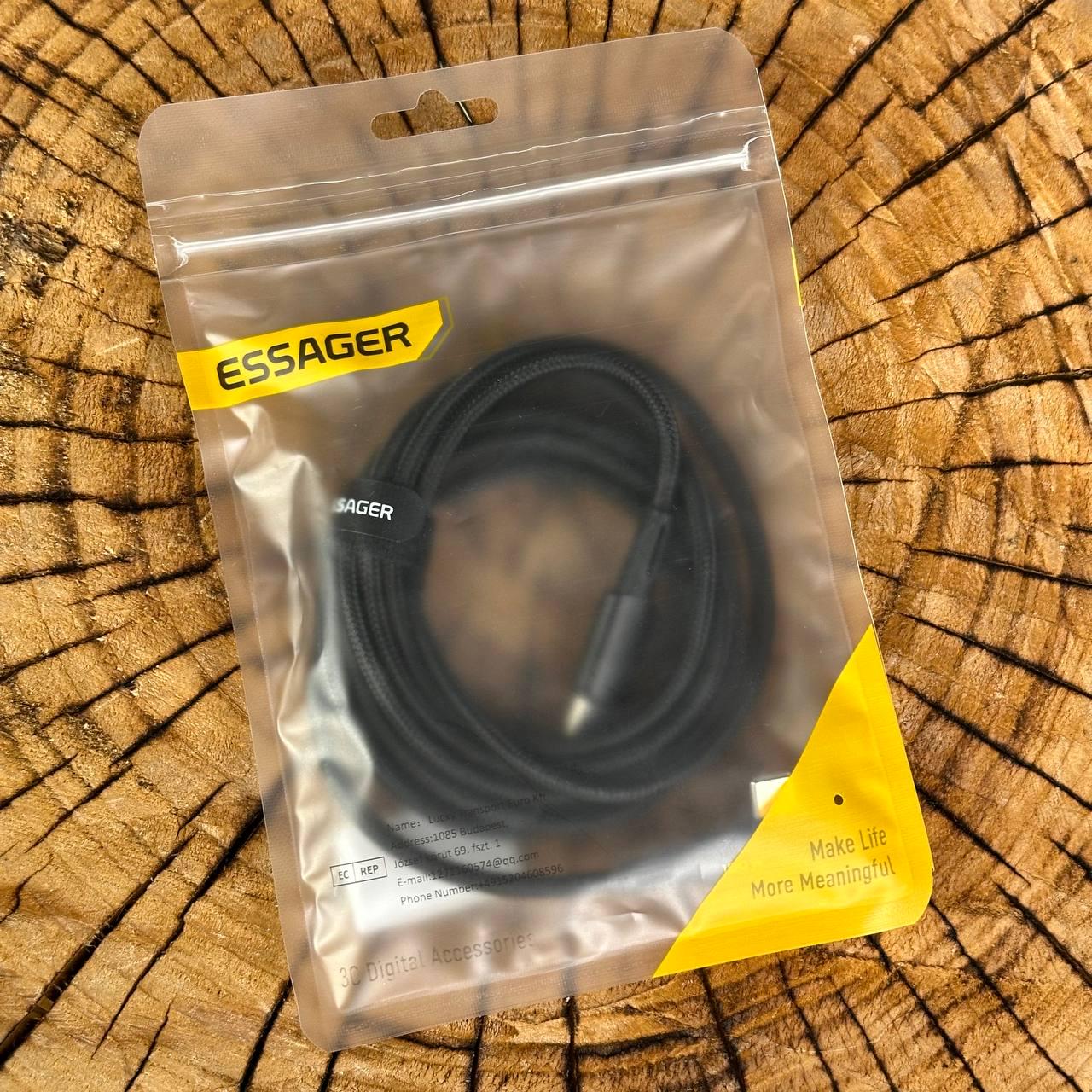 Кабель Type-C/Type-C для быстрой зарядки 100W 2 м Черный - фото 7