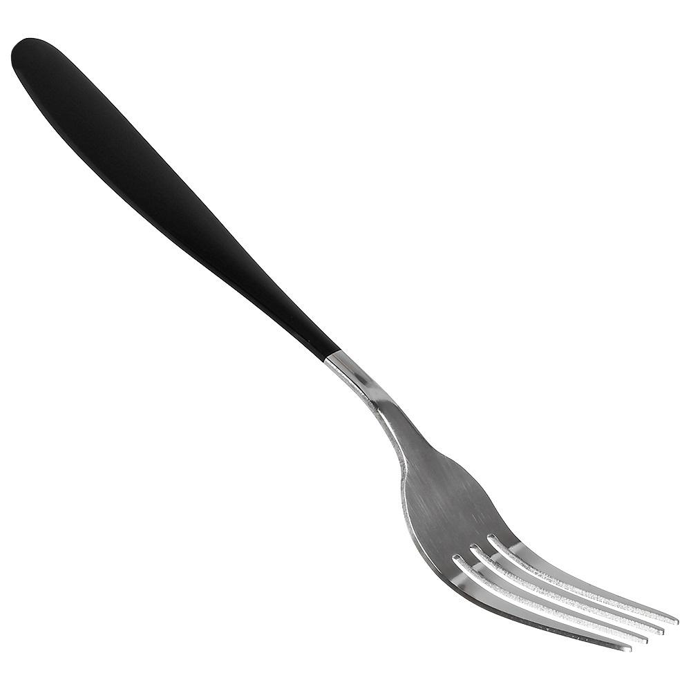 Набор столовых вилок Black mat из нержавеющей стали 6 шт. - фото 2 Набор столовых вилок Black mat из нержавеющей стали 6 шт. - фото 2