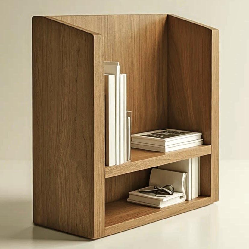 Полка книжная настольная из дерева Лунорита Сиена (КПА-031005)