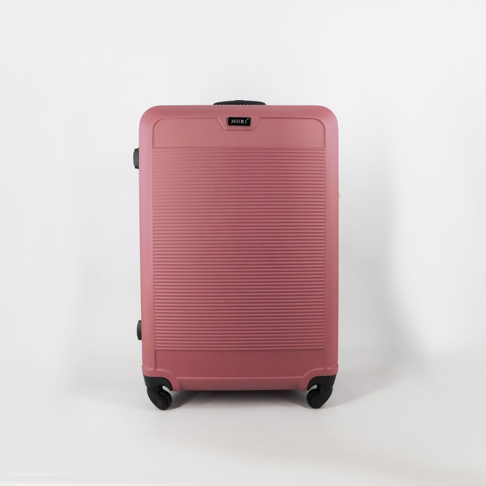 Чемодан пластиковый Nuri 270 большой Розовый