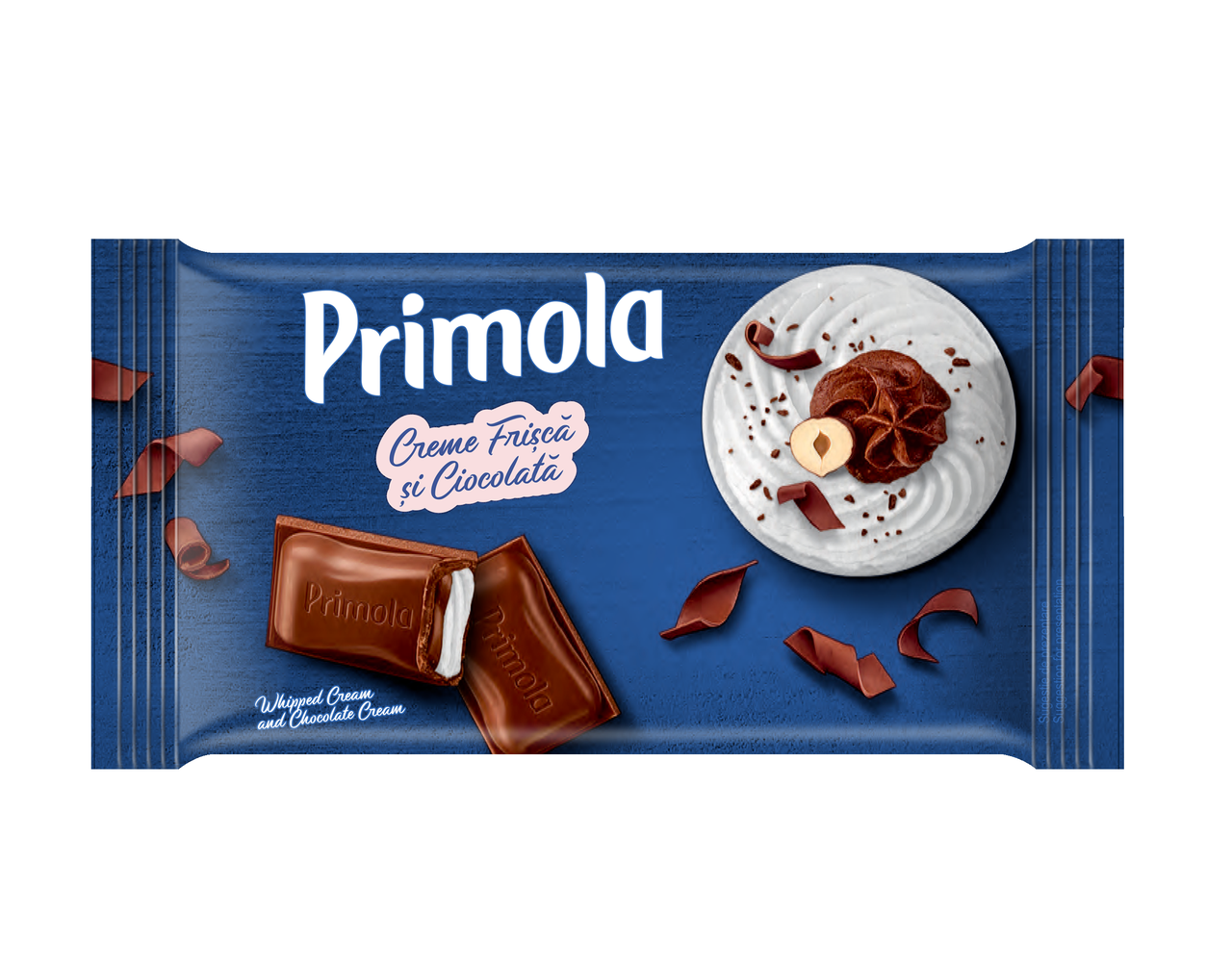 Шоколад Kandia Primola с шоколадной начинкой и взбитыми сливками 94,5 г (2877714939)