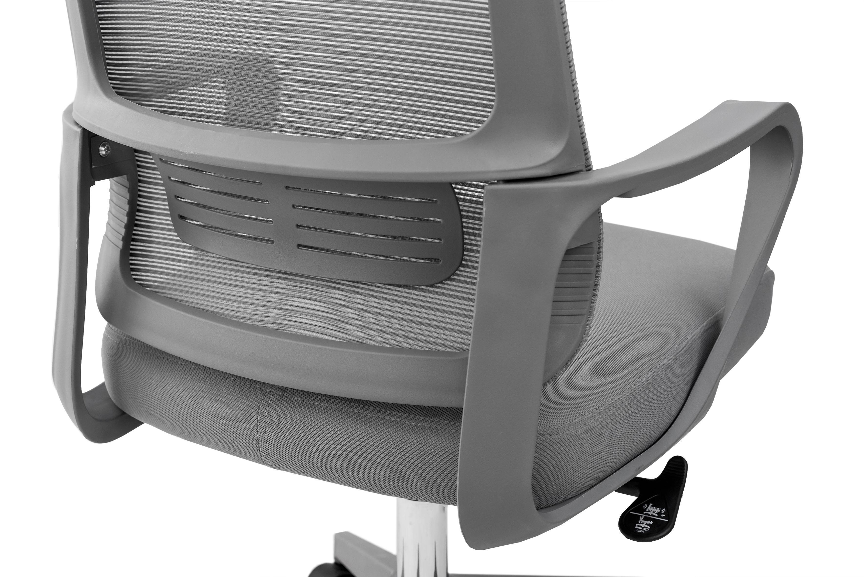 Офисное кресло Мікс Меблі Бит 500x1000x500 мм Серый (GAА0057062) - фото 8