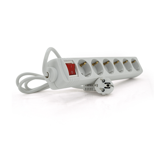 Удлинитель сетевой Europower EPW615 220V 3,5kW на 6 розеток 1,5 м White (EPW615)
