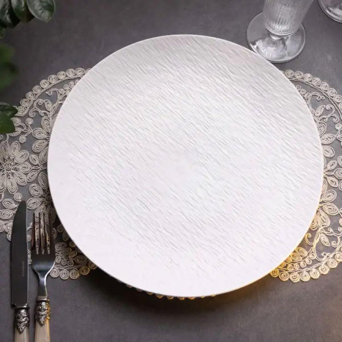 Тарелка сервировочная керамическая 30 см Белый (5390) - фото 6 Тарелка сервировочная керамическая 30 см Белый (5390) - фото 6