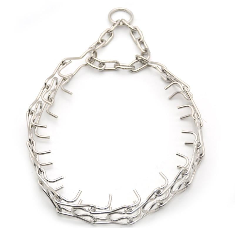 Ошейник-удавка жесткий для собак Zoo-hunt никелевый НЖ №3 60 см (20835267) - фото 4 Ошейник-удавка жесткий для собак Zoo-hunt никелевый НЖ №3 60 см (20835267) - фото 4