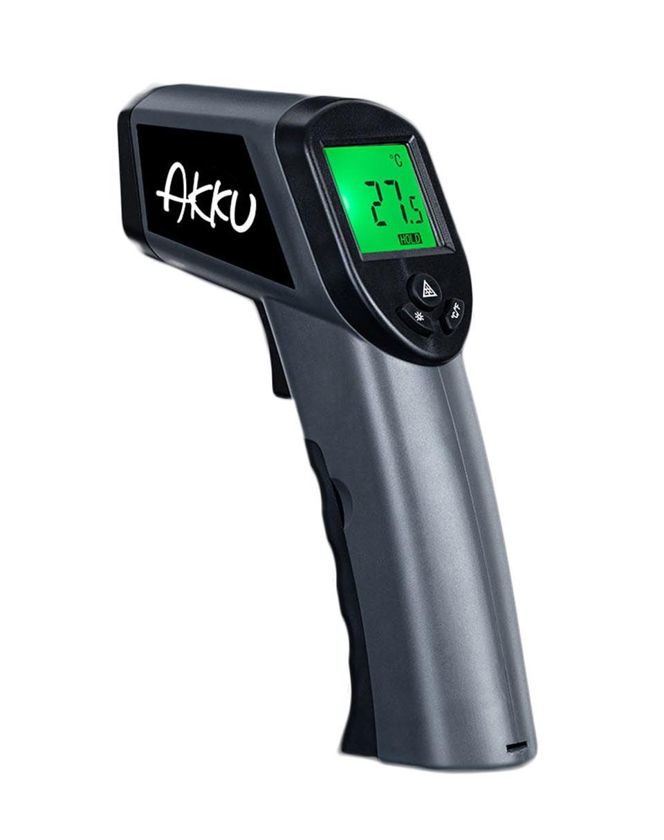 Бесконтактный термометр AKKU Infrared Pyrometer AK332 Black (51121) - фото 1