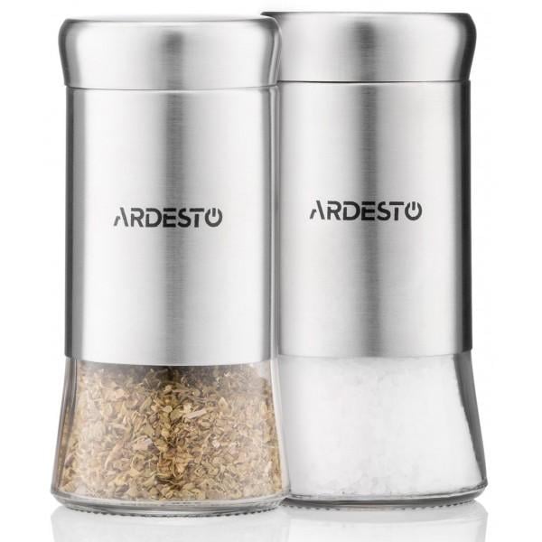 Набір ємностей для спецій Ardesto Gemini AR1511SS 2 шт. Набір ємностей для спецій Ardesto Gemini AR1511SS 2 шт.