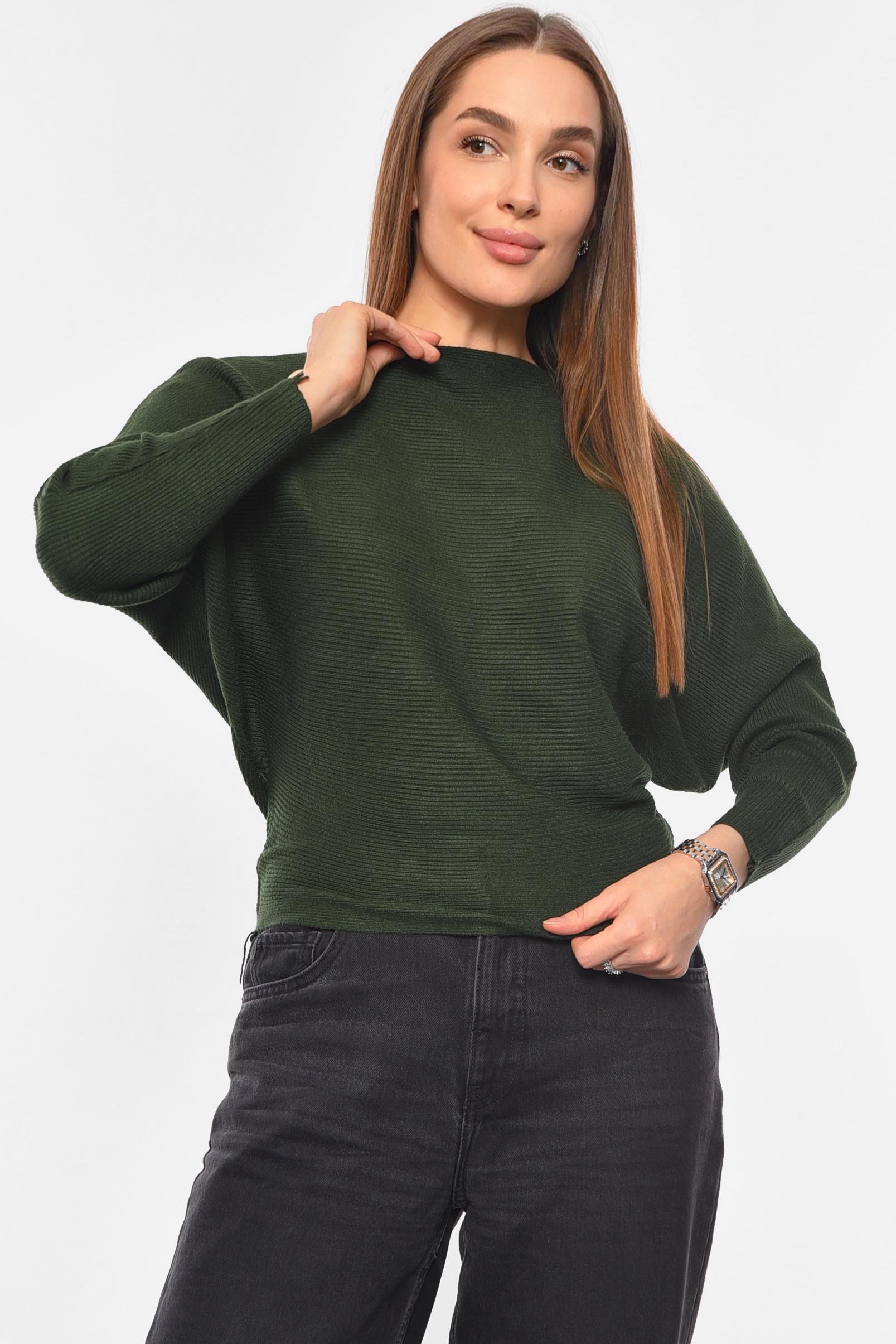 Свитер женский M-L Хаки (192507)