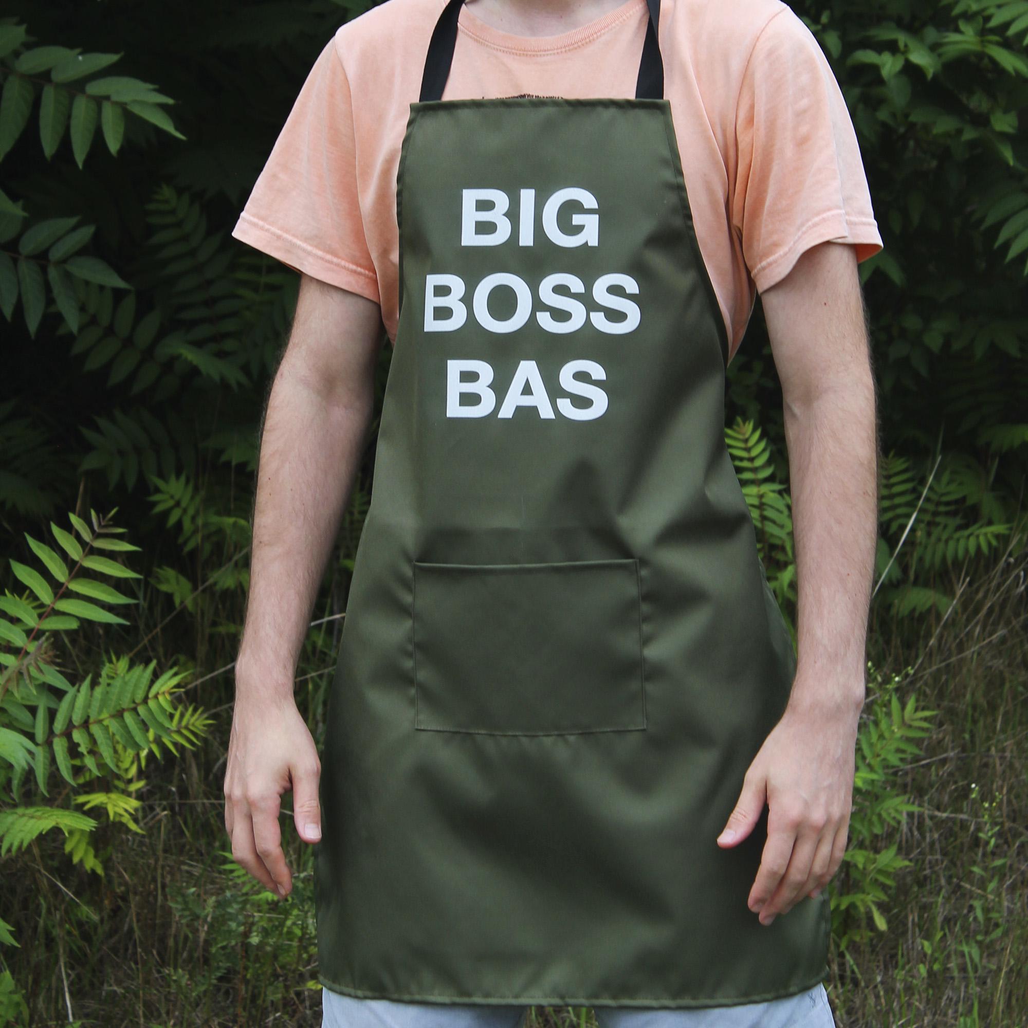 Фартук SHOP-PAN "Big Boss Bas" 60х80 см Оливковый (8518800)