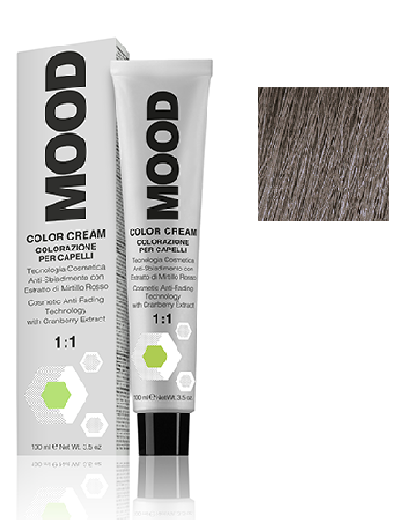 Крем-фарба для волосся Мood Сolor з аміаком 100 мл 8/1 Світло-попелястий блондин