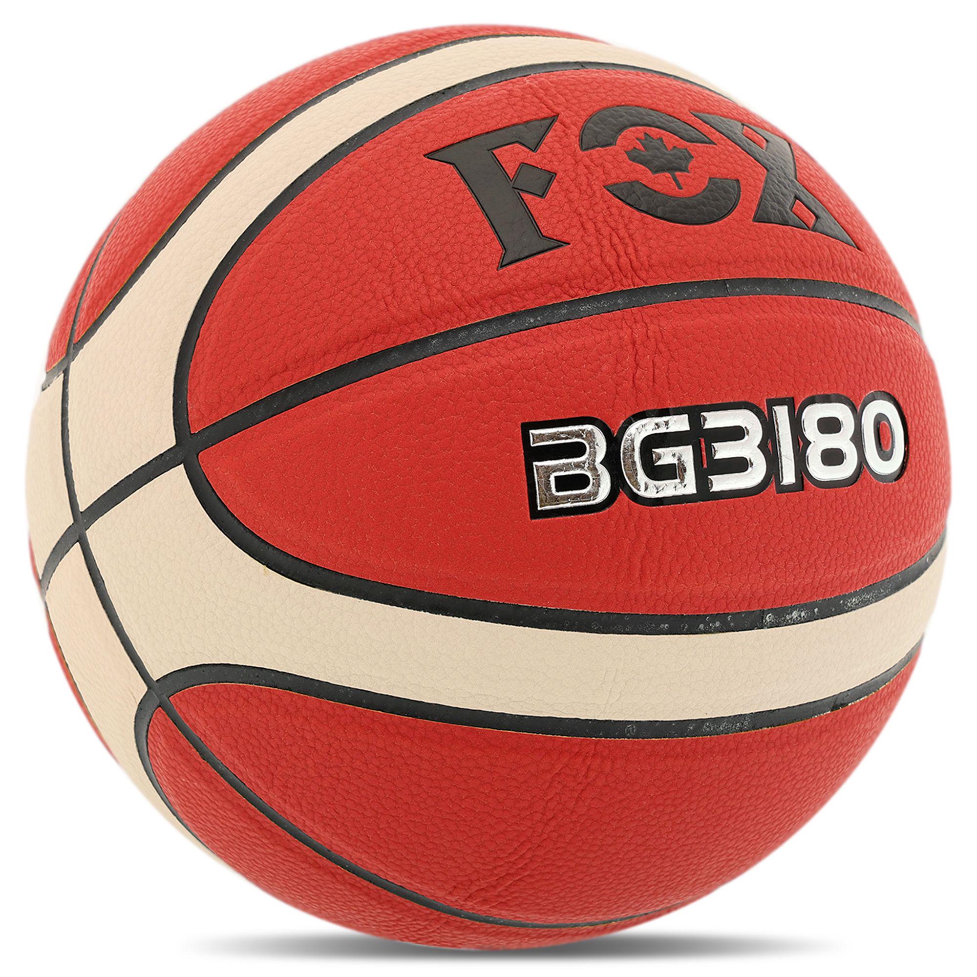 М'яч баскетбольний Fox BG3180 PU №7 Коричневий (BG3180_Коричневый) - фото 2 М'яч баскетбольний Fox BG3180 PU №7 Коричневий (BG3180_Коричневый) - фото 2