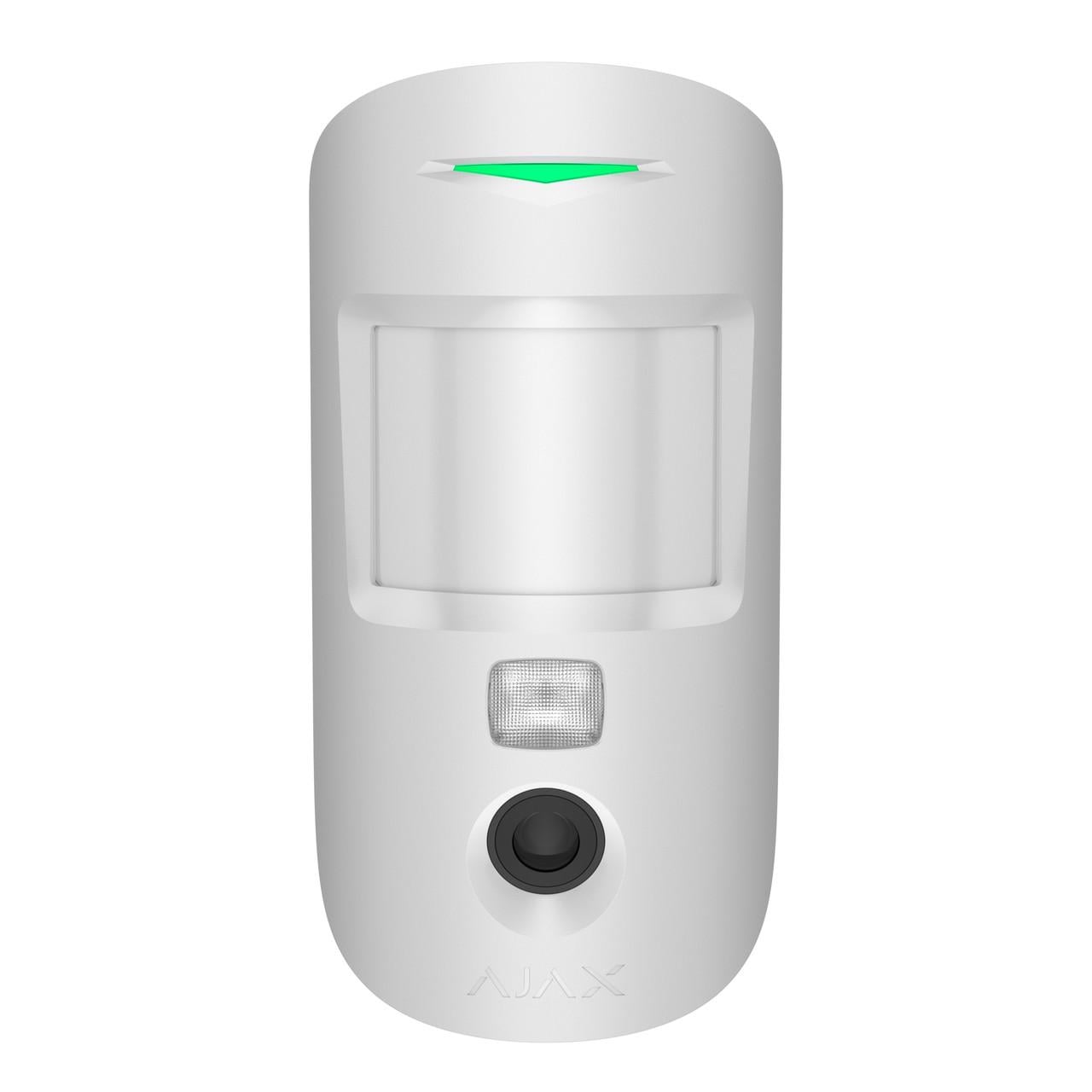 Датчик руху з розширеними можливостями фотоверифікації тривог Ajax Superior MotionCam HD PhOD Jeweller ІЧ бездротовий White Датчик руху з розширеними можливостями фотоверифікації тривог Ajax Superior MotionCam HD PhOD Jeweller ІЧ бездротовий White