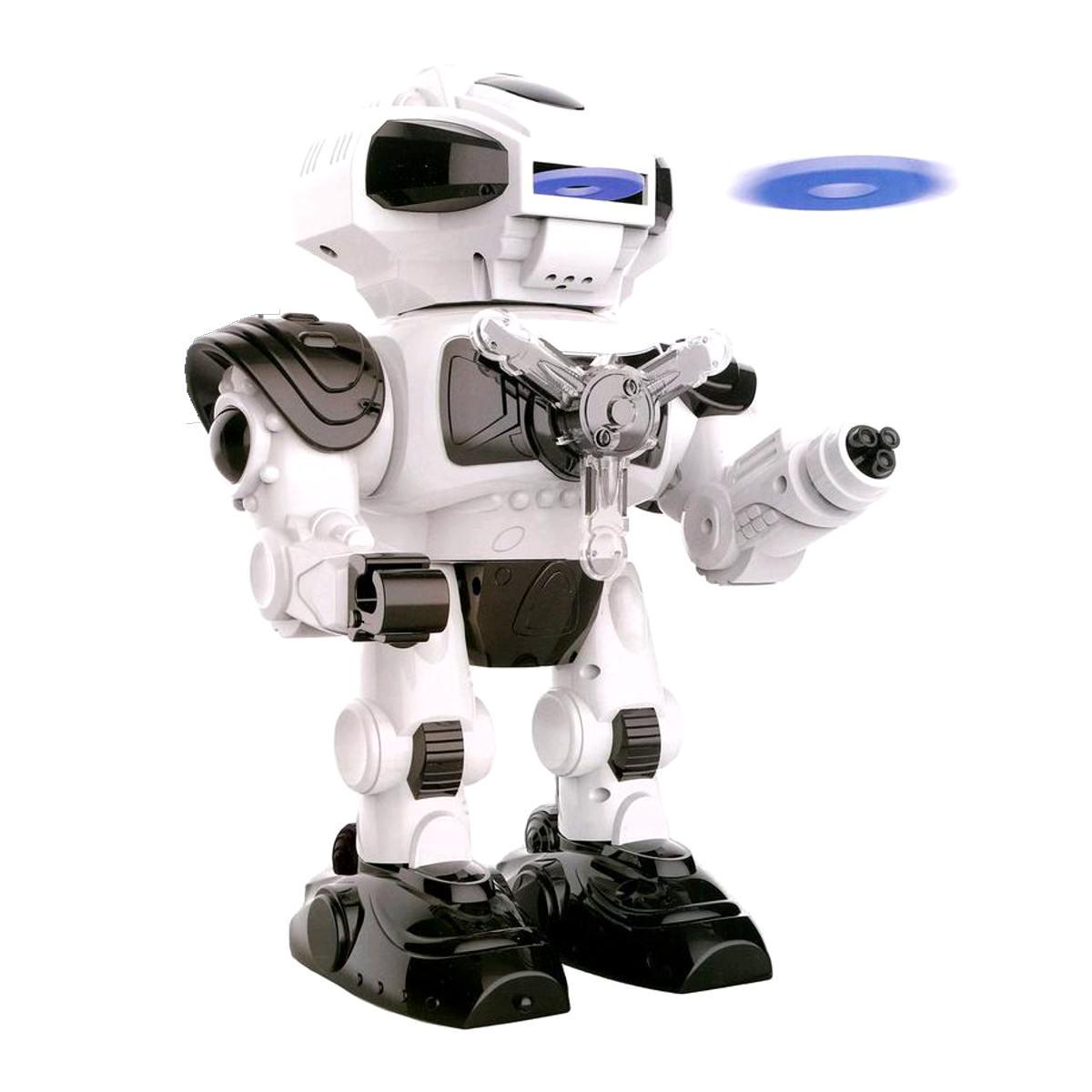 Робот-игрушка Jia Yu Toy стреляет дисками Бело-черный (58158) - фото 2