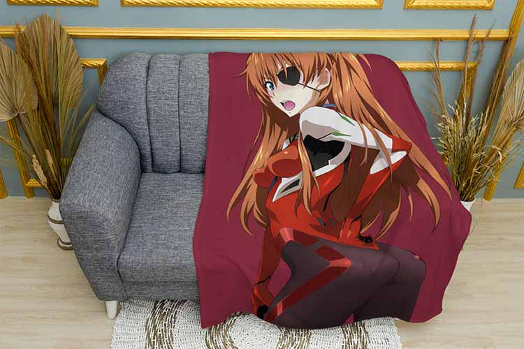 Плед Asuka Evangelion Anime плюш однослойный 135х150 см (113711) Плед Asuka Evangelion Anime плюш однослойный 135х150 см (113711)