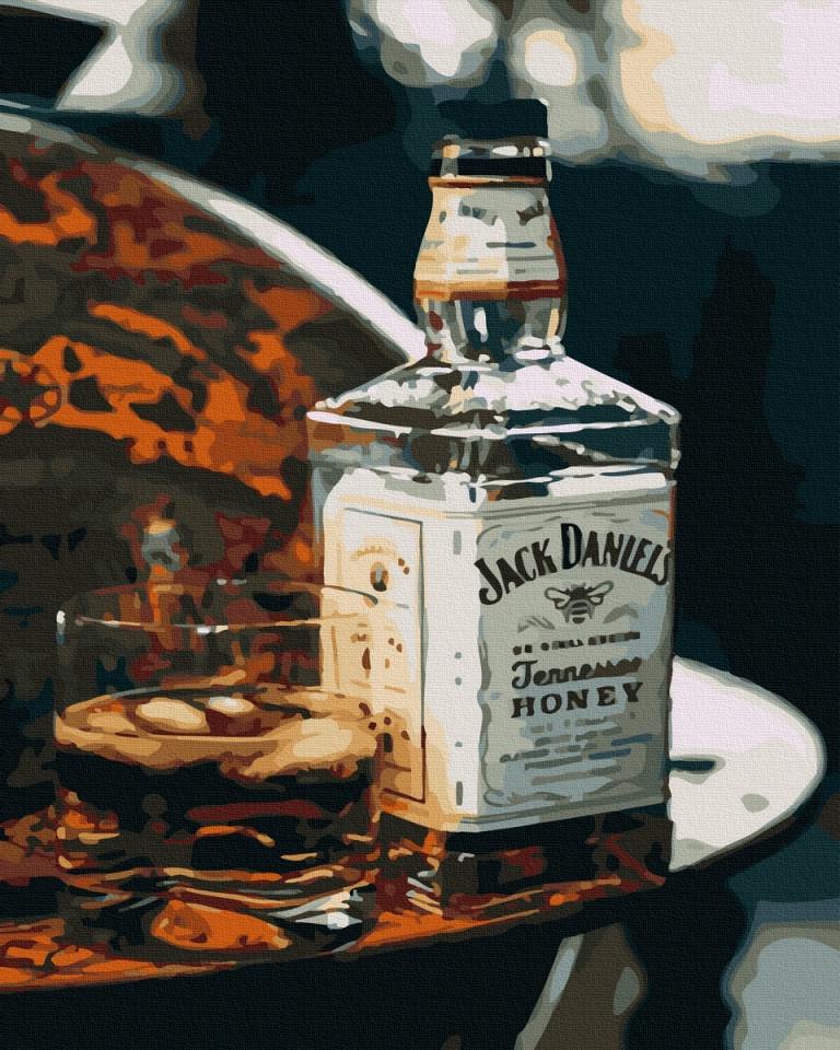 Картина по номерам Rainbow Art Jack Daniel’s 40x50 см без коробки (BK-GX41138)