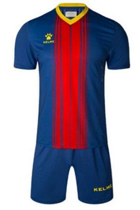 Комплект футбольной формы Kelme Barcelona XL Темно-синий/Красный (3991536.9411)
