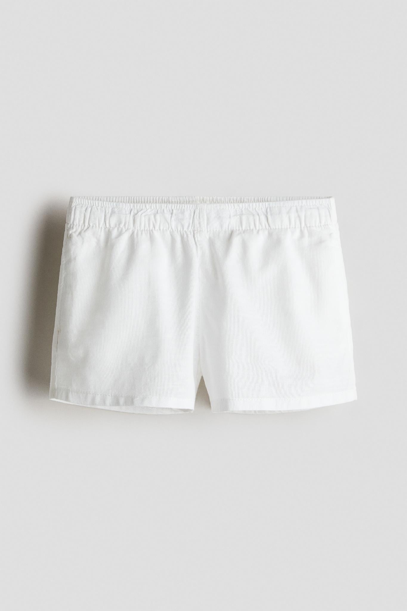 Шорты H&M 1282837 152 см Белый Шорты H&M 1282837 152 см Белый