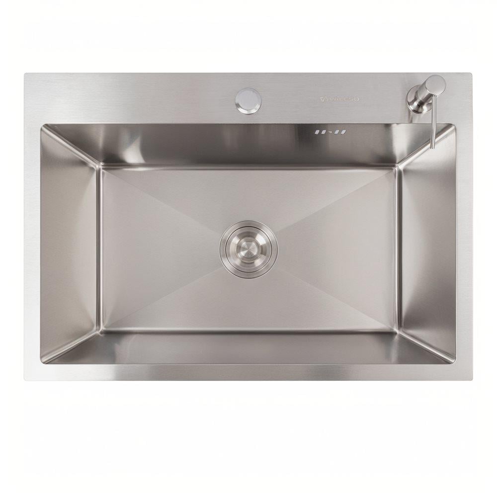 Мойка к 65х45 нержавейка Valeso Черный (3,0/1,5)