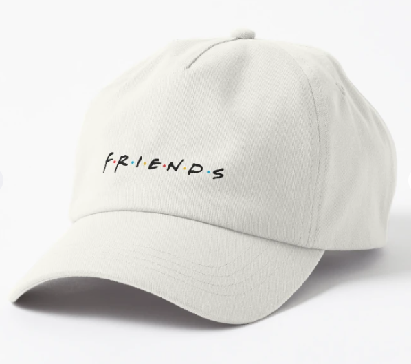 Кепка унисекс Malfini с принтом "Friends" Белый (ПН262К-2)