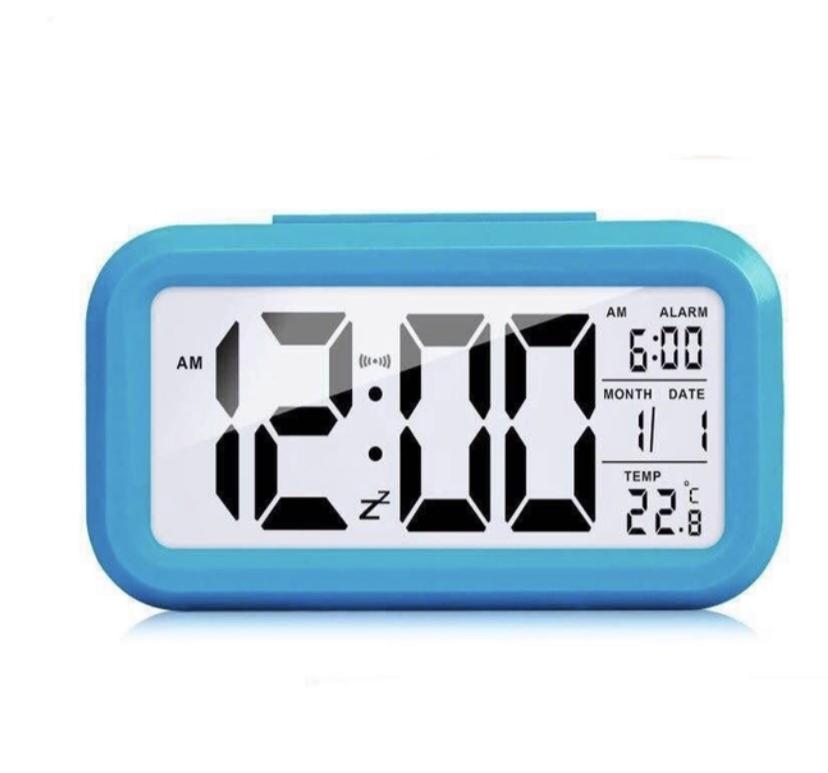 Годинник електронний настільний SH-1019 Блакитний (30150030ВER)