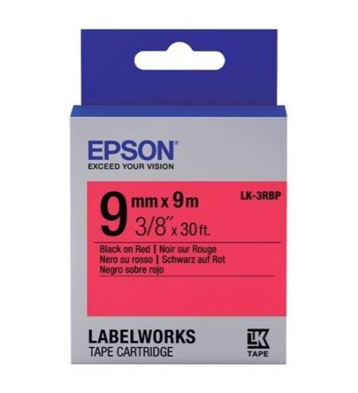 Картридж Epson Tape LK3RBP для ленточных принтеров LW-300/400/400VP/700 Красный (C53S653001)