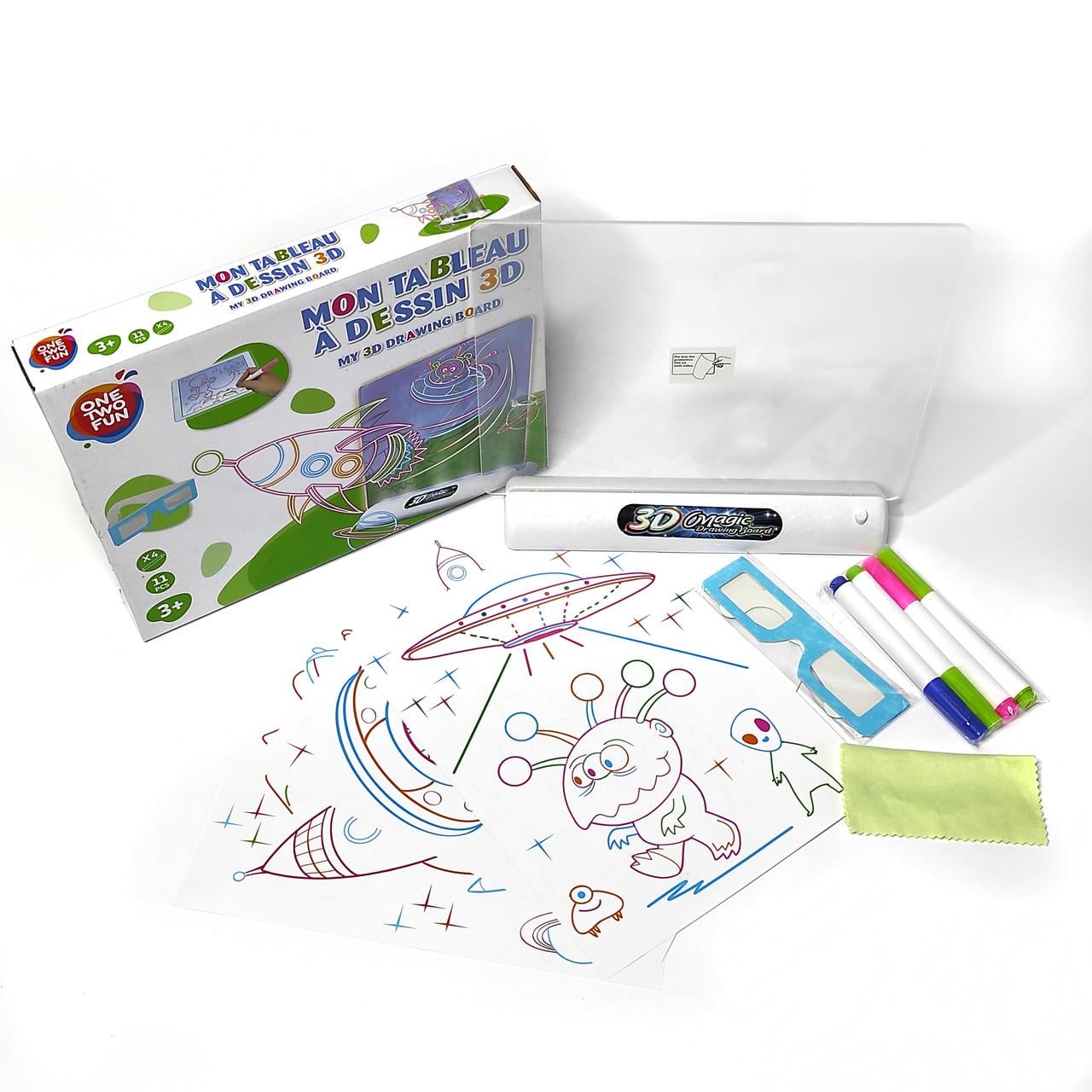 Доска для рисования с эффектом 3D Magic Board космос (4150) Доска для рисования с эффектом 3D Magic Board космос (4150)