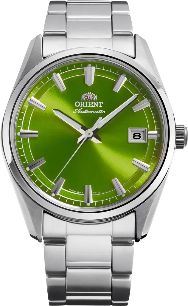 Наручные часы мужские Orient Stretto Date Limited 2026 RA-AC0R05E30B со стальным корпусом/сапфировым стеклом WR 50 м Зеленый (3124584465)