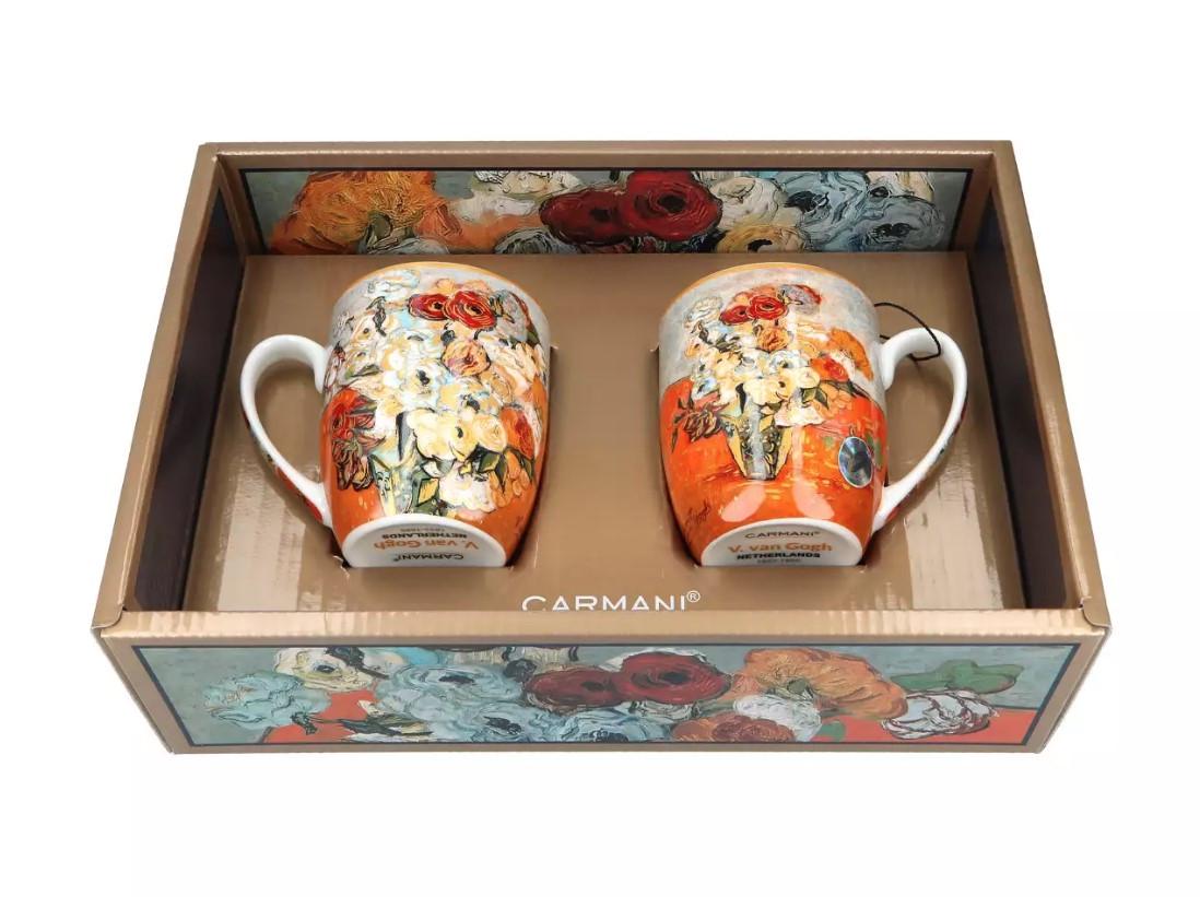 Набор чайный Carmani Ван Гог Розы и анемоны 2 шт. 400 мл (830-7222)