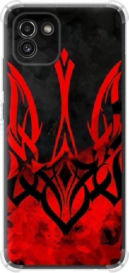 Чехол на Samsung Galaxy A03 A035F Герб Украины v2 (5312sp-2499-42517)